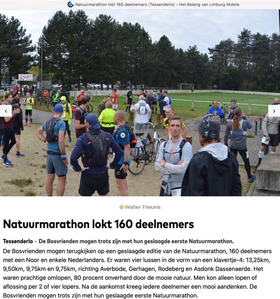 NATUURMARATHON 2021 HBVL